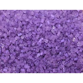 Ultimate Baker Purple Decorating Sugar - Kosher Certified Natural Large Crystal Decorating Sugar (1lb bag Purple Sugar)