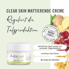 ARYA LAYA Clear Skin Mattifying Cream, 50 ml