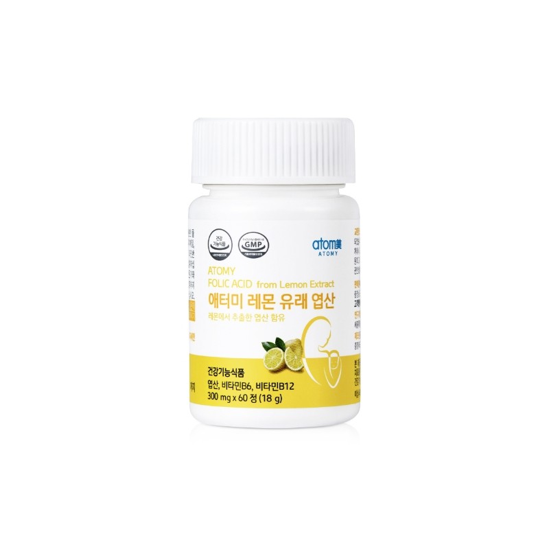 Atomy [Atomy] Lemon-derived folic acid (60 tablets, 2-month supply) /