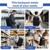 GYakeog Laptop Backpack, EVA Hard Shell, Oxford, Lightweight, Waterproof, USB-C