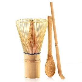 DFsucces Tea Utensils, 3 Piece Set, 1000 Bontari, Chasen, Tea Spoon, Tea Ladle, Bamboo Matcha, Powder Whisk, Tea Ceremony, Traditional Crafts
