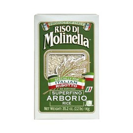 Molinella Italian Arborio Rice, 2.2-Pound Boxes, Pack of 4