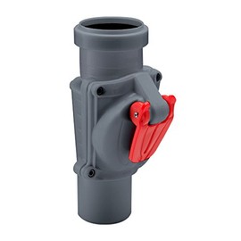 Diameter 50 mm ZB50-P Vertical Grey Backflow Valve Backflow Valve DN50 for KG, HT, Rat Stop