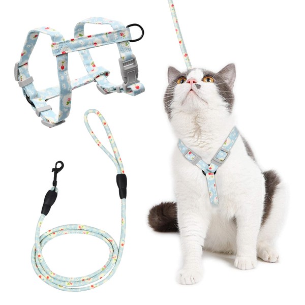 Doryum Cat Harness and Leash Set, Adjustable Cat Harness with