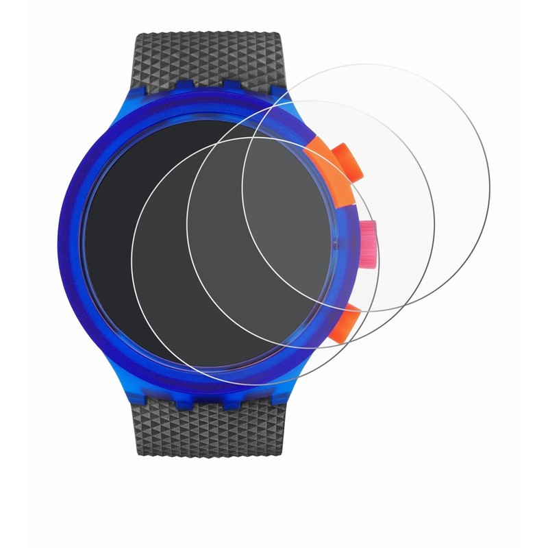 Savvies 6 Pack Screen Protector compatible with Swatch Neon Party