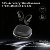 AI Translator Earbuds Real-Time, Open Ear Bluetooth Translating Headphones，Translator Ear