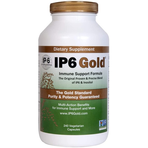 IP6 Gold Immune Support Formula 240 Vegetarian Capsules IP-6 International
