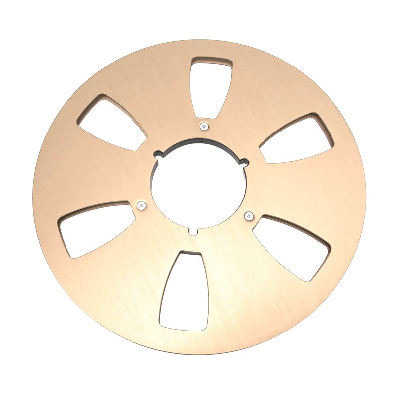 1/4 10.5 Inch Empty Takeup Reel 6 Hole Aluminum Alloy
