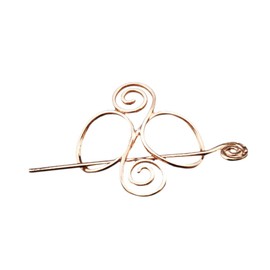 LALAFINA Small Hair Pin Viking Hair Clip Spring Barrettes Ponytail Holder for Women Girls