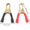 5Pair Alligator Clips Electrical, 50A 3.1inch Heavy Duty Insulated Pure
