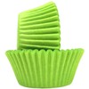 Regency Wraps Standard Baking Cups Greaseproof Professional Grade For Cupcakes and Muffins, Lime Solid, Pack of 40