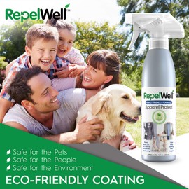 RepelWell Apparel Protect (12oz) Stain & Water Repellent Spray – Non-Toxic, Eco-Friendly, Pet-Safe Sprays for Clothing & More