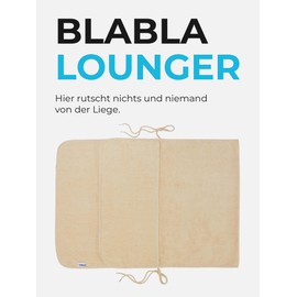 Sowel® Bla Bla Lounger Hand Towel Terry Cloth Cover 100% Cotton 56 x 140 cm Sand/Sand