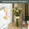 Silicone Spiral Ikebana Stem Holder, DIY Spiral Stem Holder for