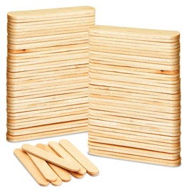 G4GADGET 100 Pack Wooden Waxing Spatulas – Premium Wax Applicator Sticks for Hair Removal, Smooth Birchwood, Ideal for Face, Body, Bikini & Eyebrows – Disposable Waxing Sticks for Home & Salon Use