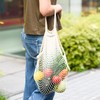 Dean & DeLuca Net Bag, Natural, Eco Bag, Compact, Foldable,