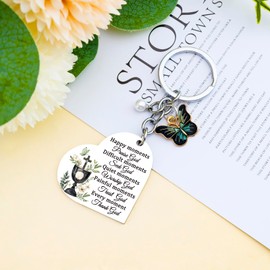 FAFQBING Inspirational Christian Gifts for Women Men Religious Keychain for Female Girls Motivational Gift for Best Friend Encouragement Bible Verse Gifts Spiritual God Faith Gift for Besties