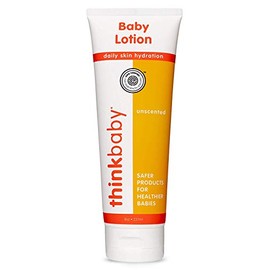 Thinkbaby Baby Lotion For Sensitive Skin | EWG Verified, Soothing Relief, Moisturizing, Nourishing | Fragrance Free, Unscented, For Face & Body - 8oz, 237 ML