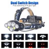 7 Core Headlight Long Range USB Rechargeable Headlamp Outdoor Work