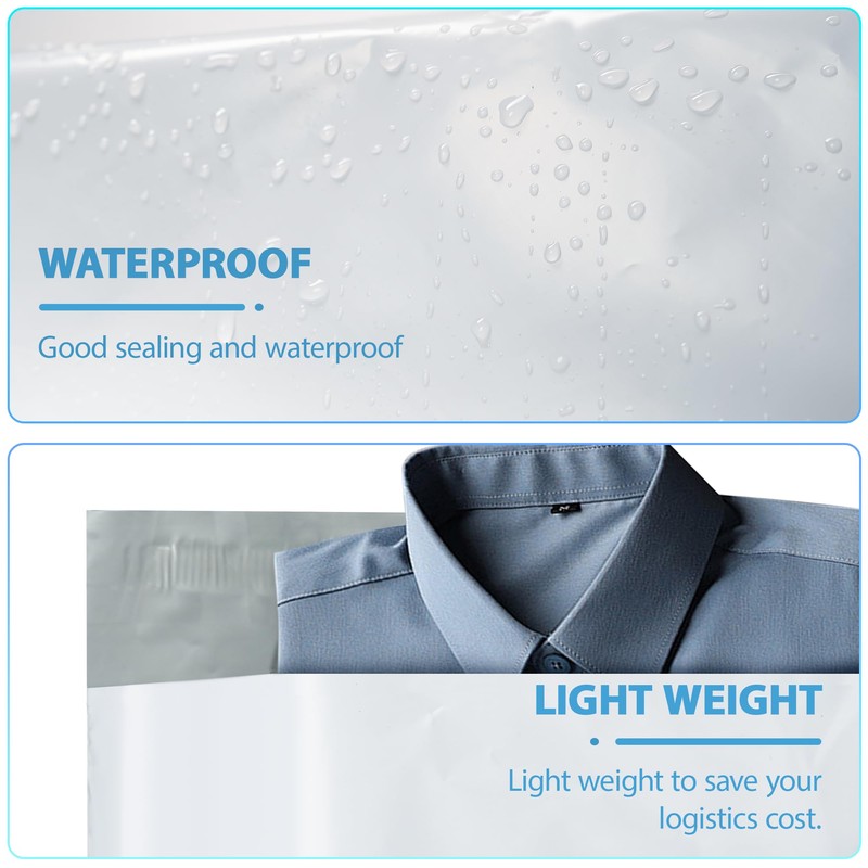 NB 14.5x19 Inch – 10 Pcs White Poly Mailers Strong