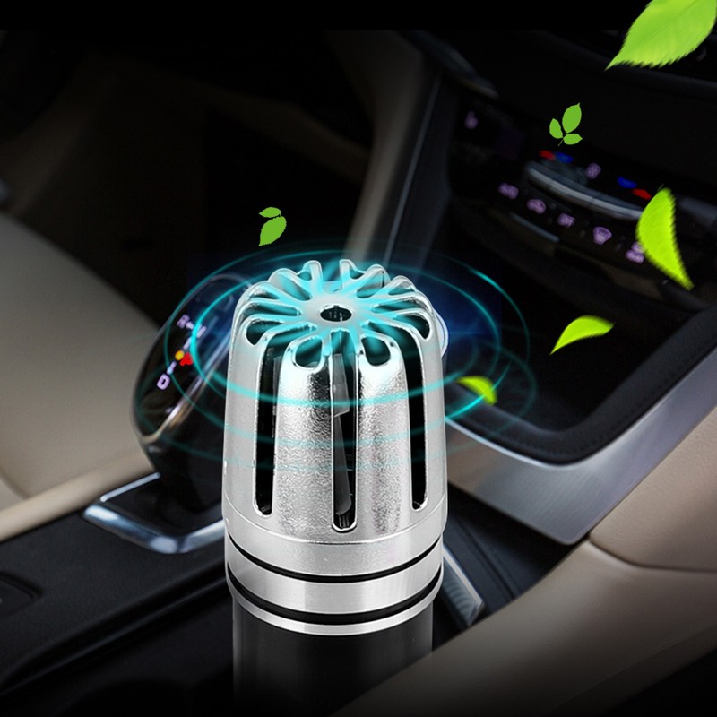 Auto Car Air Purifier Anion Oxygen Bar Cleaner 12V Black