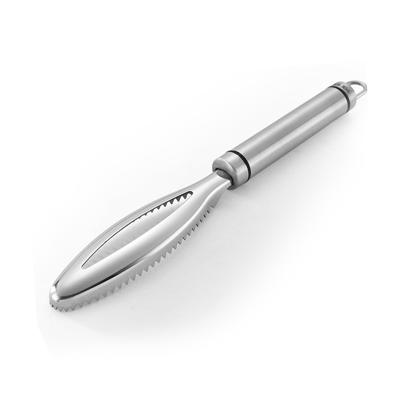 Fish Scaler Tool Stainless Steel Fish Scaler Remover No Mess,