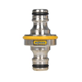 HOZELOCK - Double Male Hose Connector Pro : Ideal for Extending the Length of your Hose, Robust, Universal Coupling (All Diameters) [2044P0000]