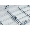 Gridwall Joining Clips, JruiZhp 10 Pcs Silvery Wire Grid Panel