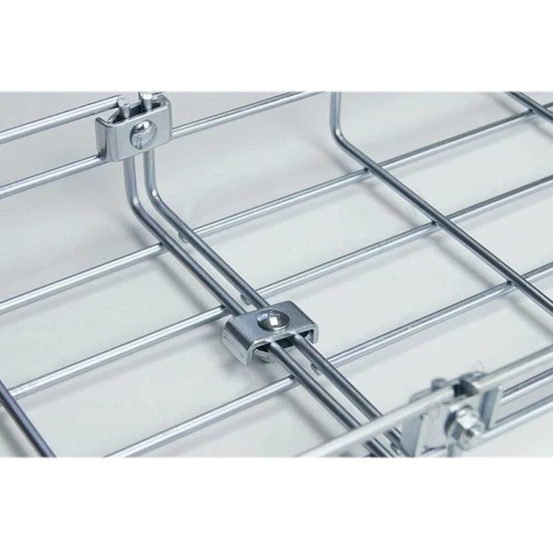 Gridwall Joining Clips, JruiZhp 10 Pcs Silvery Wire Grid Panel