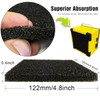 GSUMA Replacement Activated Carbon Sponge Filter- Smoke Prevention Absorber for
