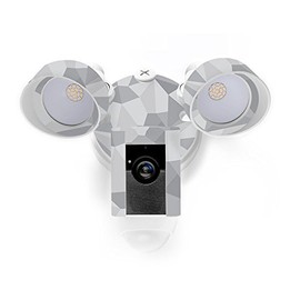 MightySkins Skin Compatible with Ring Floodlight Cam - Gray Polygon | Protective, Durable, and Unique Vinyl Decal wrap Cover | Easy to Apply, Remove, and Change Styles | Made in The USA