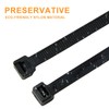 Cable Ties, Black, 300 mm x 7.6 mm, Pack of