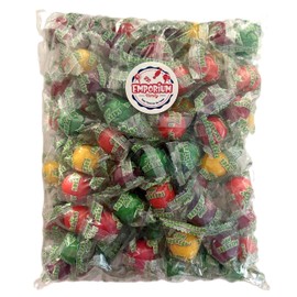 Assorted Fruit Flavored Individually Wrapped Jaw Breaker Candy - 1 lb of Sweet Rainbow Colored Candy