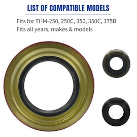 GOLKNHA Transmission Extension Housing Reseal Kit with Bushing Fit for TH350 TH350C, THM-250, 250C, 350, 350C, 375B