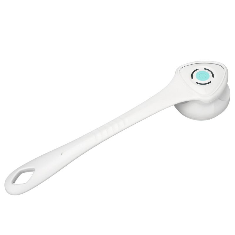 Electric Body Brush Set Rechargeable Long Handle Scrubber Shower Brush