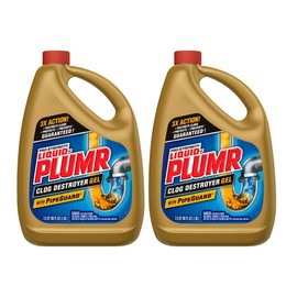 Liquid-Plumr Pro-Strength Full Clog Destroyer Plus PipeGuard (80 fl oz (Pack of 2))