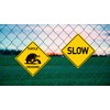 BTHUKO Turtle Crossing Metal Aluminum Novelty Sign 12 in x