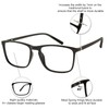 OCCI CHIARI Men’s Computer Reading Glasses Anti Blue Ray Readers
