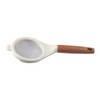 hobbyme Stainless Steel Fine Mesh Strainer Kitchen Flour Sieve Wood