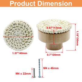 suiwotin 6pcs Rattan Dresser Knobs Boho Knobs, Natural Wood Wicker Woven Drawer Knobs, Wooden Knobs Decorative Cabinet Knobs Pulls Handles for Pantry, Cupboard, Furniture Knobs (White, Large)