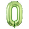 40 inch Large Green Foil Number 0-9 Helium Balloons Figures