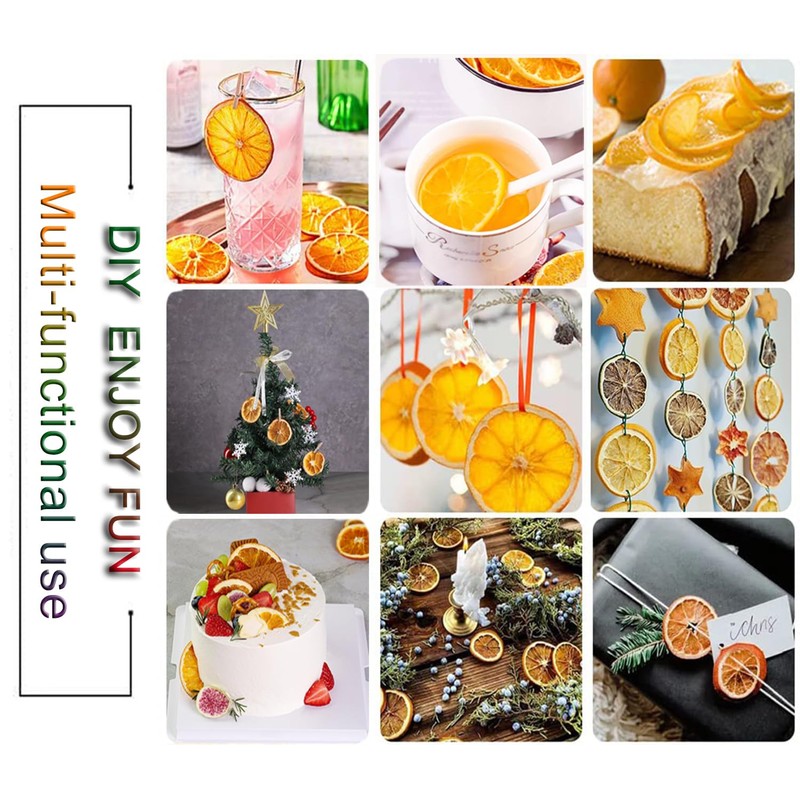 Dehydrated Dried Orange Slices Wheels,7.1oz / 200g | Approx 40