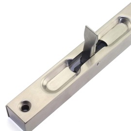 Tegg 8 Inch Lever Action Flush Bolt Latch 304 Stainless Steel Furniture Hardware Fitting Security Door Guard Concealed Slide Bolt Lock