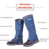 TATACLEA Waterproof Gaiters,Hiking Gaiters,Lightweight Adjustable Leg Gaiters for Men Women,Available