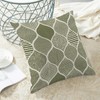 Yxuiyal Boho Pillow Covers 18x18 Set of 2 Sage Green