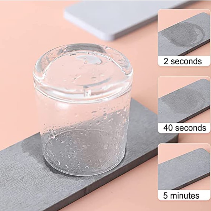 Water Absorbent Stone for Sink, Silica Soap Dish, Quick-Drying Soap