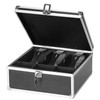 GUSHBIN Locking Cash Box Money Storage Box with Removable Tray