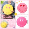 3 Pcs 16 Inch Face Emoticon Cushion Stuffed Plush Pillow,