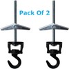 Swivel Hook Hangers, Multi-Functional for Hanging, Screws and Anchors Included,