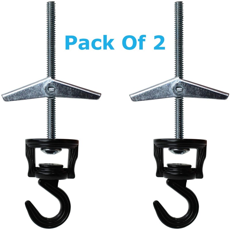 Swivel Hook Hangers, Multi-Functional for Hanging, Screws and Anchors Included,